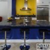 заказать столешницу для кухни из гранита azul bahia фото
