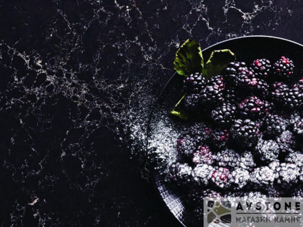 столешница для кухни из искусственного камня caesarstone 5100 vanilla noir заказать фото